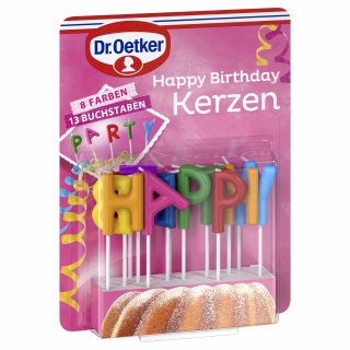 Oetker Happy Birthday Kerzen 13 St. (20 g)