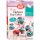 Ruf Einhorn Cup Cakes Backmischung mit Backförmchen Creme und knetbarer Zuckermasse (365g Packung)