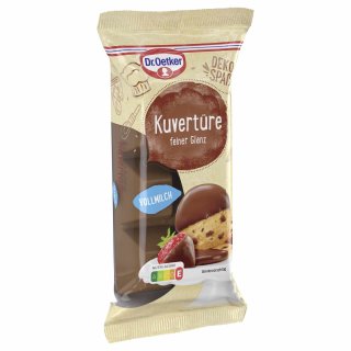 Oetker Kuvertüre Vollmilch (150g Beutel)
