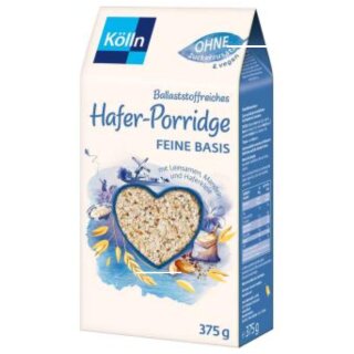 Kölln Hafer Porridge feine Basis (375g Packung)