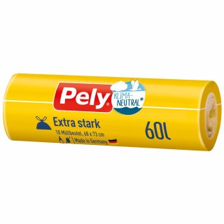 Pely Zugband-Beutel 60l Extra-Stark (10 St)