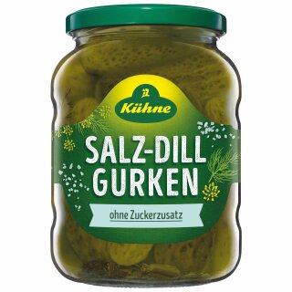 Kühne Salz Dill Gurken (650g Glas)