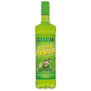 Heydt Green Power Waldmeisterlikör 15% Vol. (0,7 l Flasche)