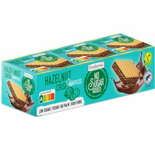Frankonia No Sugar Added Hazelnut Waffle (175g Packung)