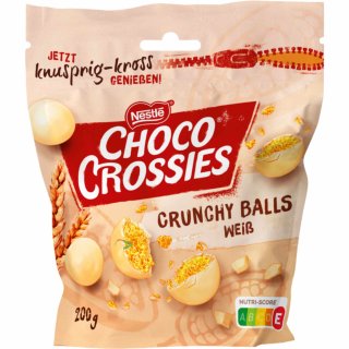 Nestle Choco Crossies Crunchy Balls Weiss (200g Packung)