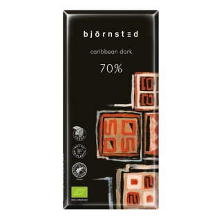 Björnsted Ecuador Caribbean Dark 70% Schokolade (100 g)