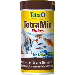 Tetra TetraMin Flakes Hauptfutter für alle Zierfische (250 ml)