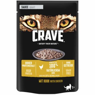 CRAVE Katze Pouch Sauce mit Huhn (85 g)