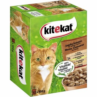 kitekat Jagdschmaus in Sauce (12 x 100 g)