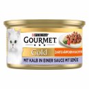 Purina Gourm.Gold zart.Häppch.Kalb & Gemüse...