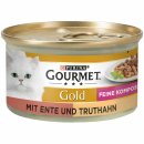 Purina GOURMET Gold feine Komposition mit Ente und...