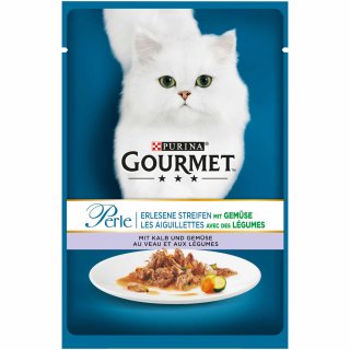 Purina Gourmet Perle mit Kalb & Gemüse (85 g)