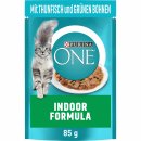 Purina ONE Indoor Zarte Stückchen in Sauce mit...