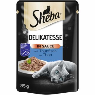 Sheba Delikatesse in Sauce mit Thunfisch (85 g)