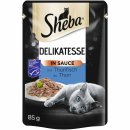 Sheba Delikatesse in Sauce mit Thunfisch (85 g)