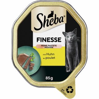 Sheba Finesse Feine Pastete/ Mousse mit Huhn (85 g)