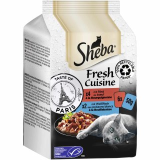 Sheba Fresh Cuisine Taste of Paris (MSC) (6 x 50 g)