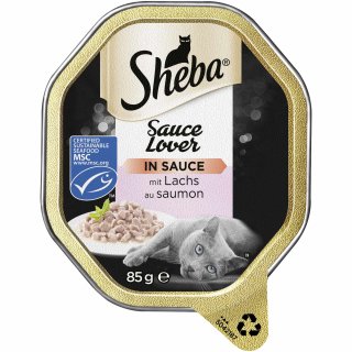 Sheba Sauce Lover mit Lachs (MSC) (85 g)