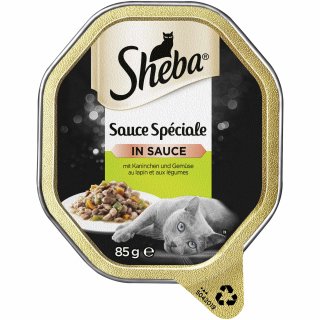 Sheba Sauce Speciale mit Kaninchen und Gemüse (85 g)
