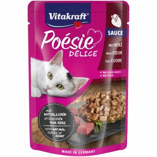 Vitakraft Poesie DELI SAUCE mit Herz (85 g)