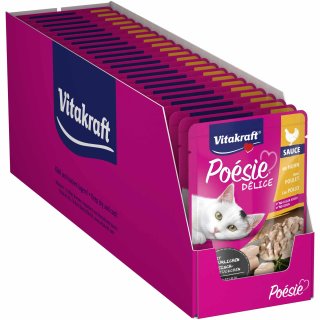 Vitakraft Poesie DELI SAUCE mit zartem Hühnchenfilet (85 g)
