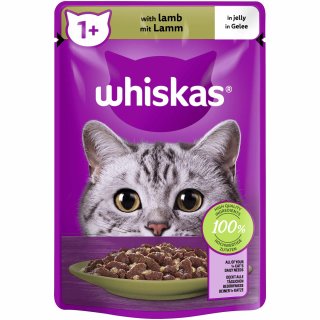 Whiskas 1+ Lamm in Gelee (85 g)