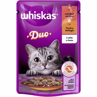 Whiskas Duo Rind& Geflügel in Gelee (85 g)