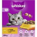 Whiskas Trockennahrung 1+ mit Huhn (800 g)
