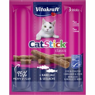 Vitakraft CatStick classic Kablejau & Seelachs (18 g)