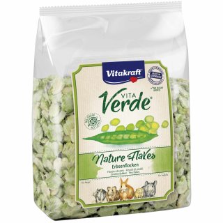 Vitakraft Vita Verde Nature Flakes Erbsenflocken für Nager (500 g)