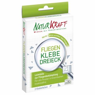 Naturkraft Fliegen Klebe Dreieck (1 St)