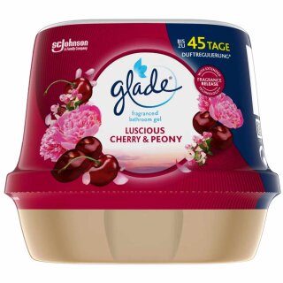 Glade Badezimmer Duftgel Luscious Cherry & Peony (180g Packung)