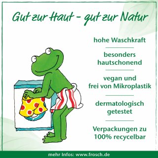 Frosch Waschmittel Pulver Aloe Vera Sensitive 1,45 kg (22 WL)