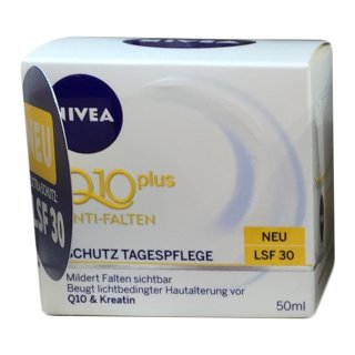 Nivea Q10 Plus Anti Falten SCHUTZ Tagespflege. Neu LSF 30 (50ml)