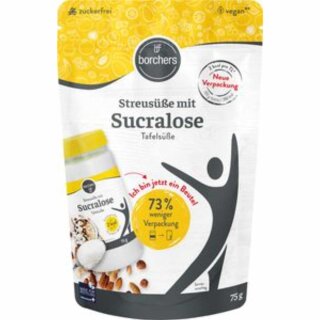 Borchers Streusüße Tafelsüße Sucralose (75g Packung)
