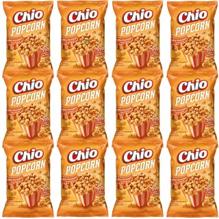 Chio Ready Made Popcorn Toffee Karamell 12er Pack (12x120g Packung) + usy Block