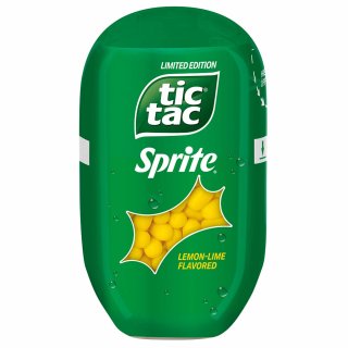 Tic Tac Sprite mit Zitronen-Limetten-Geschmack 100 Stück (49g Packung)