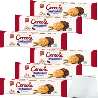 De Beukelaer Cereola Milchschokolade Kekse der Klassiker 6er Pack (6x150g Packung) + usy Block