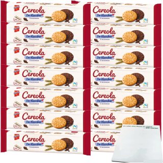 De Beukelaer Cereola Milchschokolade Kekse der Klassiker 14er Pack (14x150g Packung) + usy Block