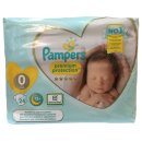 Pampers Premium Protection Windeln Gr.0, < 3kg (2x...