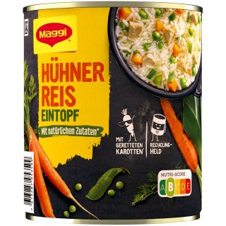 Maggi Hühner Reis Eintopf mit natürlichen Zutaten (800g Dose)