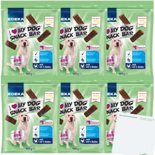 EDEKA Snack Bar mit 60% Huhn 6er Pack (6x100g Packung) + usy Block