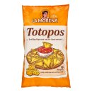 La Morena Totopos Tortilla Chips mit Nacho Käse Geschmack 1x475g Packung MHD 26.05.2023 Restposten Sonderpreis