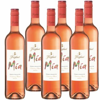 Freixenet Mia Rosado halbtrocken Rosewein 11,5% vol. 6er Pack (6x0,75 Liter Flasche)