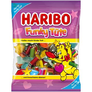 Haribo Funky bag 175g mixture of fruit gum and confectionery