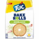 TUC Bake Rolls Brotchips Knoblauch 6er Pack (6x150g Packung) + usy Block