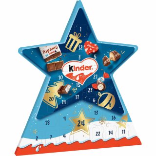 Ferrero Kinder Mix Adventskalender Stern (149g Packung)