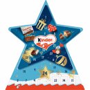 Kinder Mix Adventskalender Stern (149g Packung) + usy Block