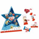 Kinder Mix Adventskalender Stern (149g Packung) + usy Block