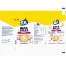 TUC Bake Rolls Brotchips Zwiebel 3er Pack (3x150g Packung) + usy Block